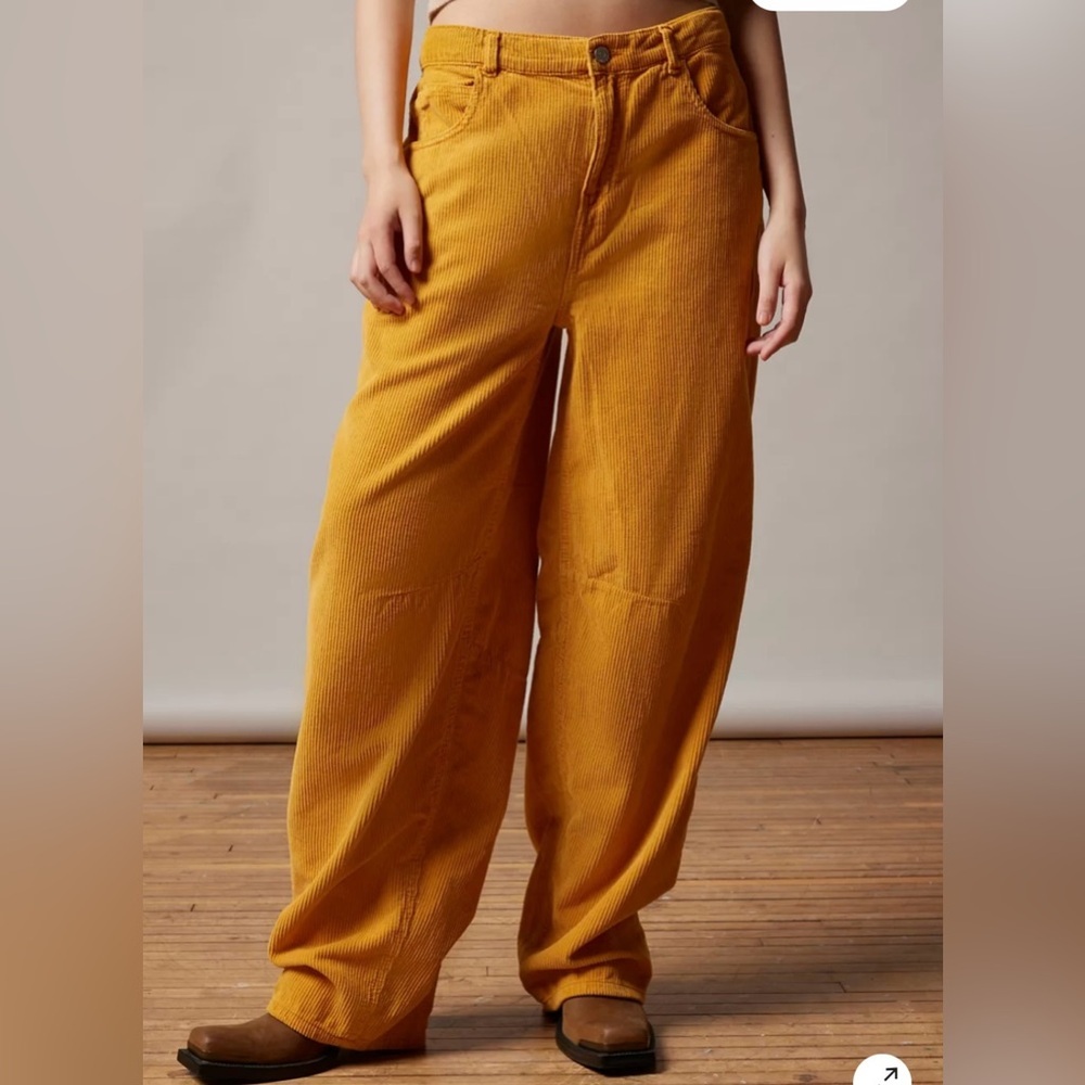 Urban Outfitters BDG Logan Corduroy Baggy Buckle Pant 15" Waist NWOT - Picture 2 of 11